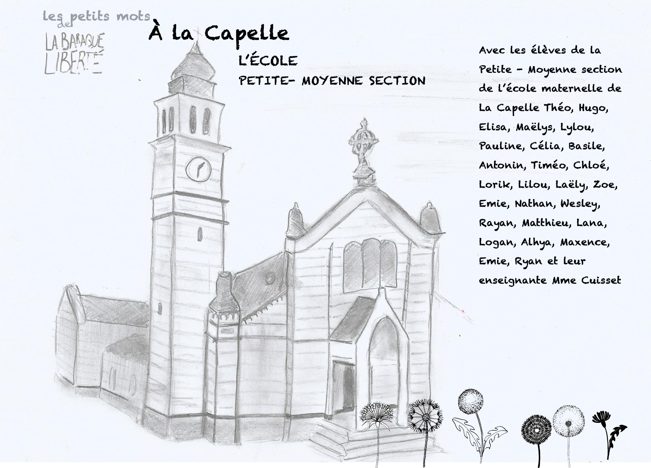 LA CAPELLE – L’ÉCOLE – PETITE ET MOYENNE SECTION